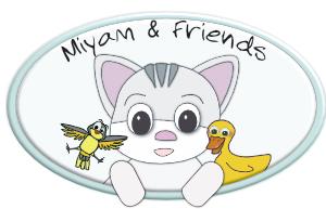 Miyam and friends logo transparent